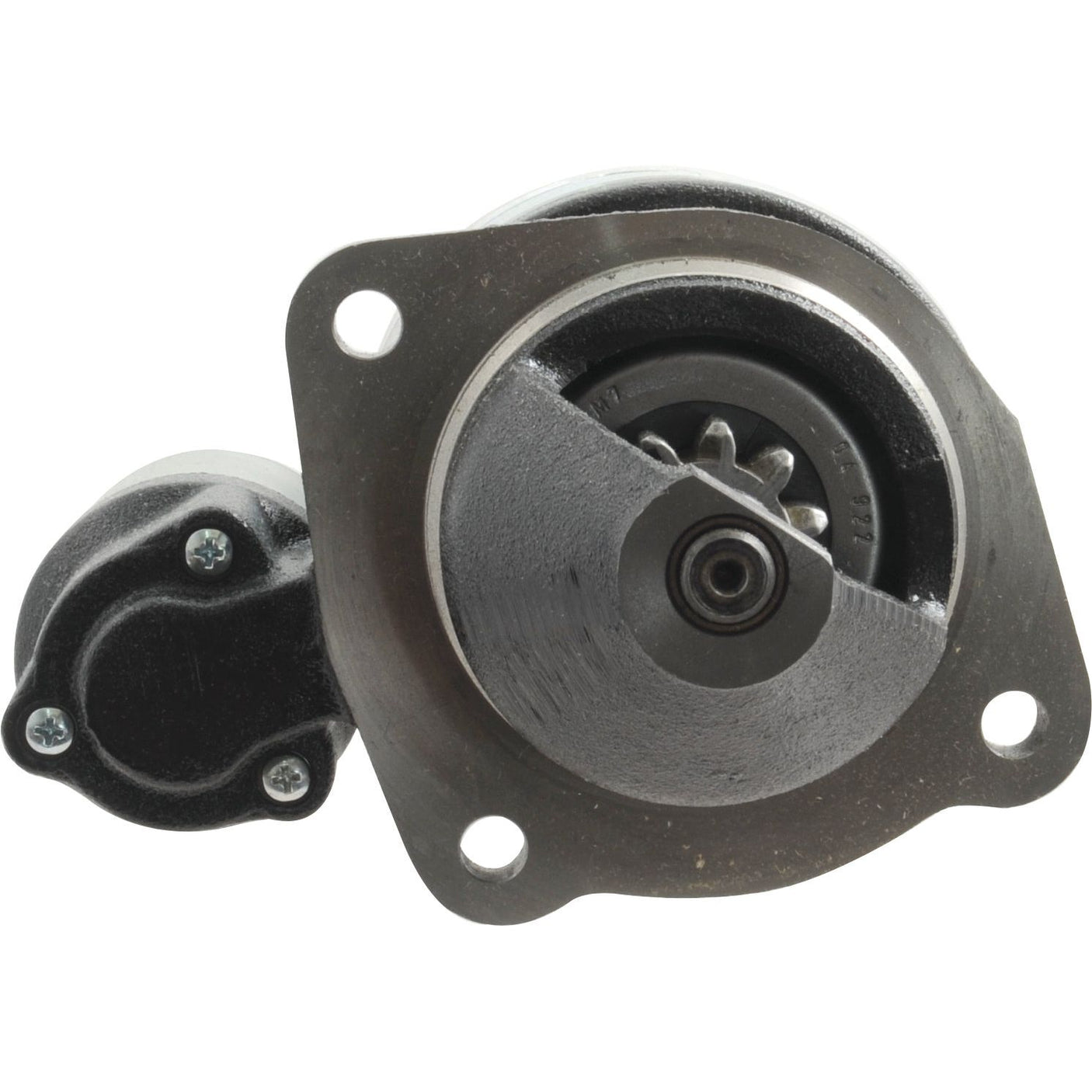 A 12V, 3Kw Mahle metal automotive starter motor with a gear component and mounting holes, available as Sparex Part No. S.36189.