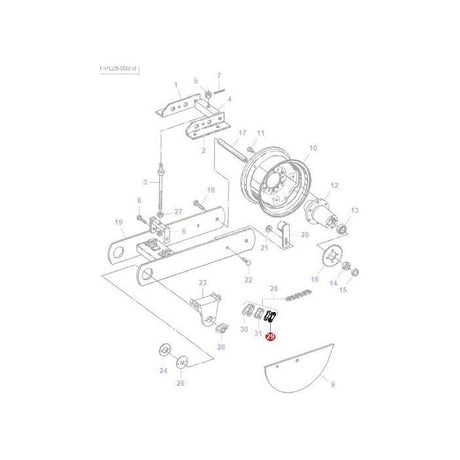 Massey Ferguson - Joining Link ASA2050 - 329315M91 - Farming Parts