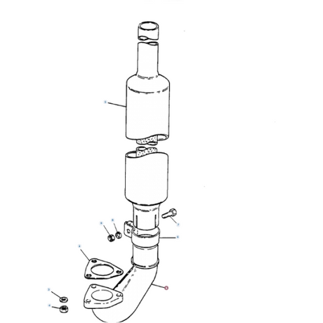 Massey Ferguson - Exhaust Elbow - 897914M1 - Farming Parts