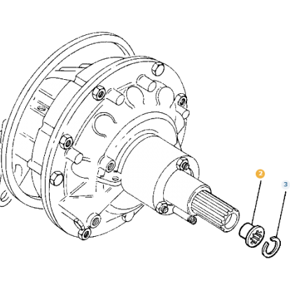 Massey Ferguson - Bearing - 3383863M1 - Farming Parts