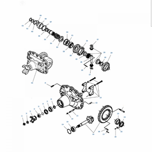 Massey Ferguson - Bevel Gear Kit - 7350450901 - Farming Parts