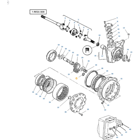 Massey Ferguson - Retaining Ring - 339469X1 - Farming Parts