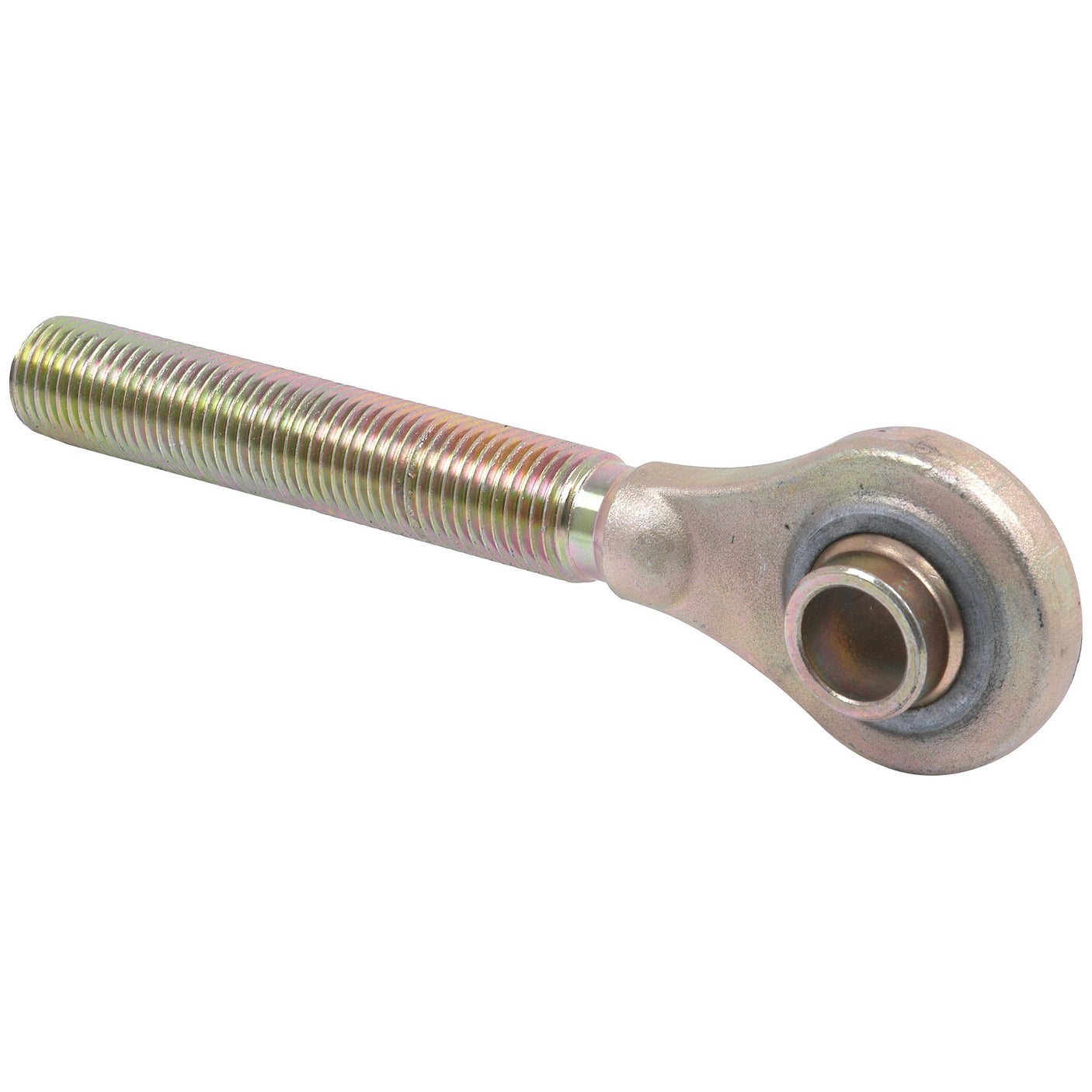 The Sparex Top Link Ball End - 1 1/4'' UNC - Cat.2 (Sparex Part No.S.3632) is a metal rod end bearing with a threaded shank and an articulating ball joint, featuring a Ball Bore Ø 25.4mm and a thread length of 168mm, designed for mechanical linkage applications.