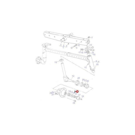 Massey Ferguson - Split Pin - 354072X1 - Farming Parts