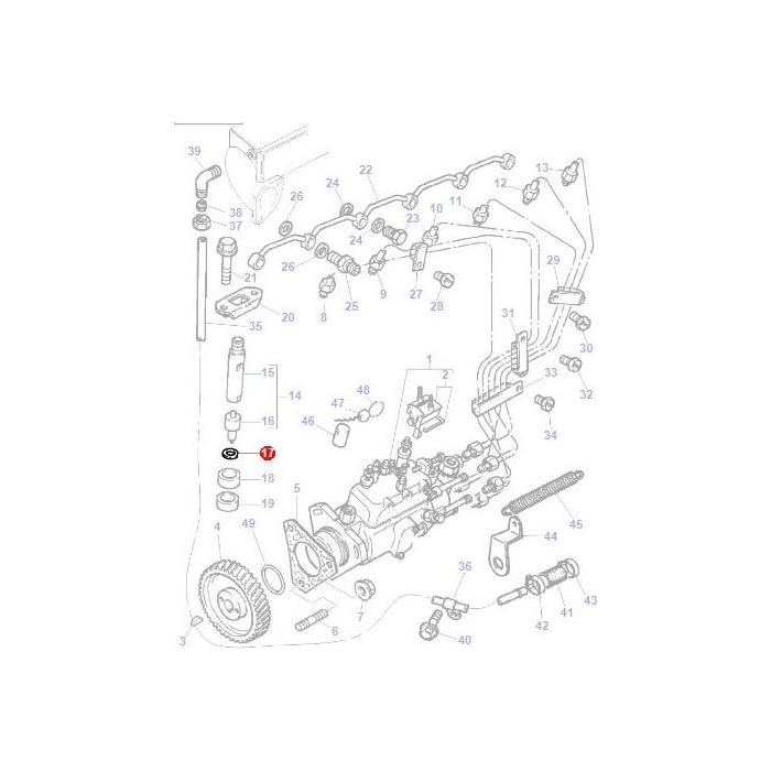 Massey Ferguson - Injector Washer - 376091X1 - Farming Parts