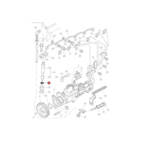 Massey Ferguson - Injector Washer - 376091X1 - Farming Parts