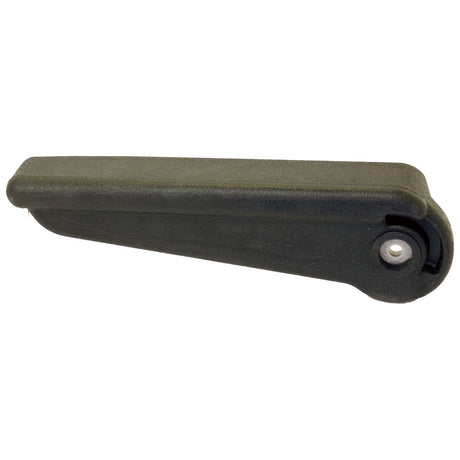 A Sparex Armrest - RH (Sparex Part No. S.36540), a black plastic adjustable lever arm measuring 287mm with a metal pivot point at one end, is commonly used in mechanical or industrial applications.