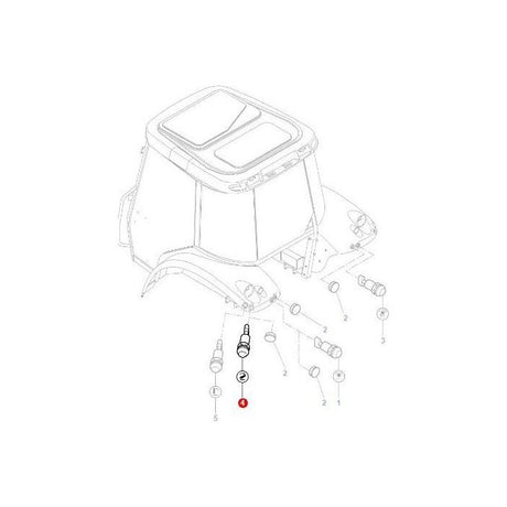 Massey Ferguson - Lift Switch Down - 4284627M2 - Farming Parts