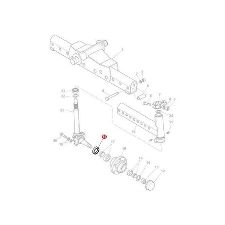 Massey Ferguson - Seal - 3907655M1 - Farming Parts