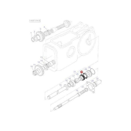 Massey Ferguson - PTO Seal - 3699801M1 - Farming Parts