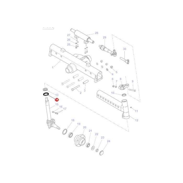 Massey Ferguson - Seal - 3905727M91 - Farming Parts
