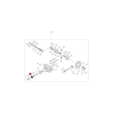 Massey Ferguson - Seal Differential - 3428942M1 - Farming Parts