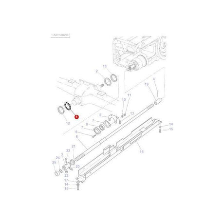 Massey Ferguson - Thrust Washer - 3712077M1 - Farming Parts