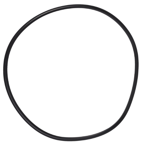 A single Massey Ferguson Seal Wet Clutch (3713179M1) from AGCO, black and rubbery in texture, forms an imperfect circle against a white background.