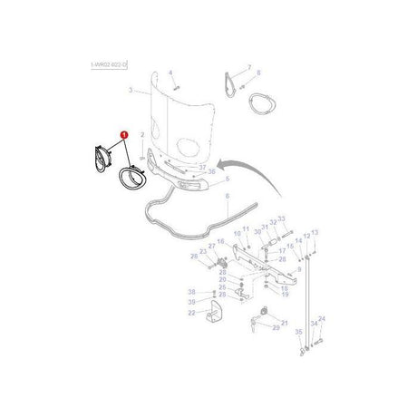 Massey Ferguson - Light Trim - 4281292M2 - Farming Parts