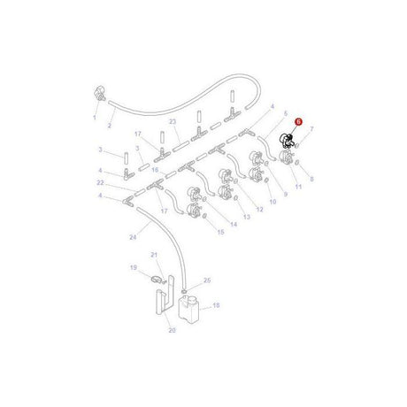 Massey Ferguson - Breather Oil Recovery - 4355901M1 - Farming Parts