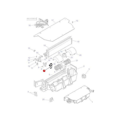 Massey Ferguson - Heater Resistor - 3904295M3 / V37222400 - Farming Parts