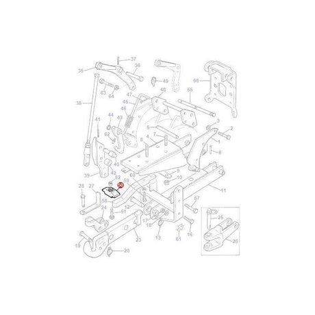 Massey Ferguson - Retaining Bracket - 1679706M2 - Farming Parts