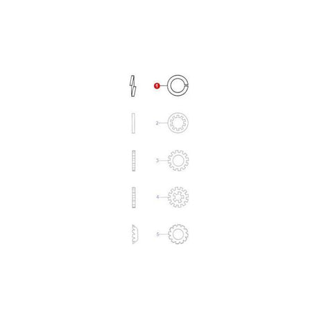 Massey Ferguson - Washer Spring 1/4 - 353441X1 - Farming Parts