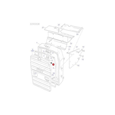 Massey Ferguson - Fastner - 1683738M2 - Farming Parts