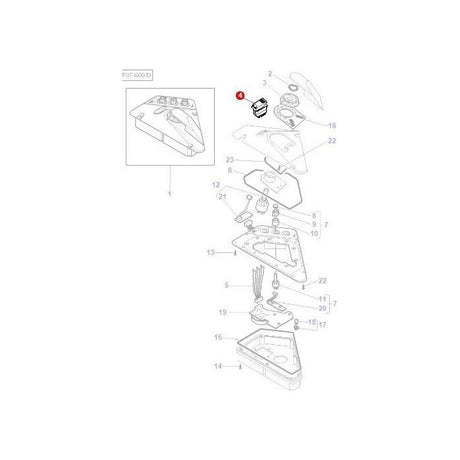 Massey Ferguson - Lift Switch - 3902436M2 - Farming Parts