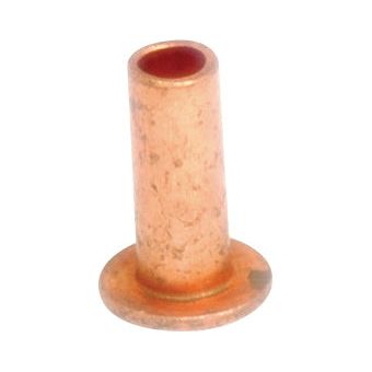 Rivets by Sparex (Part No. S.37601), featuring a copper tube with a flared base, stand upright on a white background, designed for precision fit at 6 x 12mm.