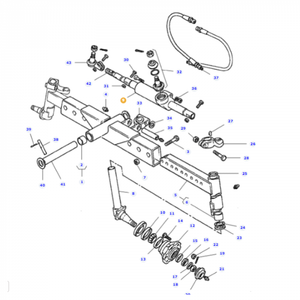 Massey Ferguson - Steering Cylinder - 3773713M91 / 3763762M91 - Farming Parts