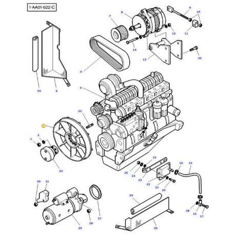 Massey Ferguson - Fan - 4286630M1 - Farming Parts