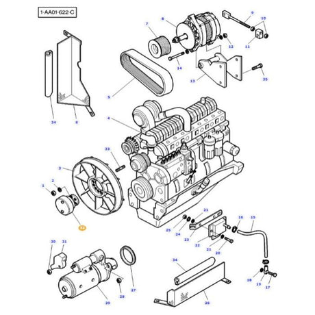 Massey Ferguson - Clutch - 3777245M2 - Farming Parts