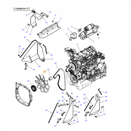 Massey Ferguson - Fan - 3786157M1 - Farming Parts