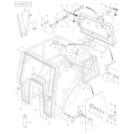 Massey Ferguson - Pin Hinge - 3901118M1 - Farming Parts