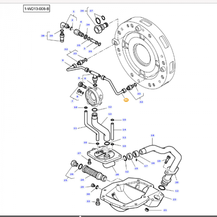 Massey Ferguson - Tube - 3791599M92 - Farming Parts