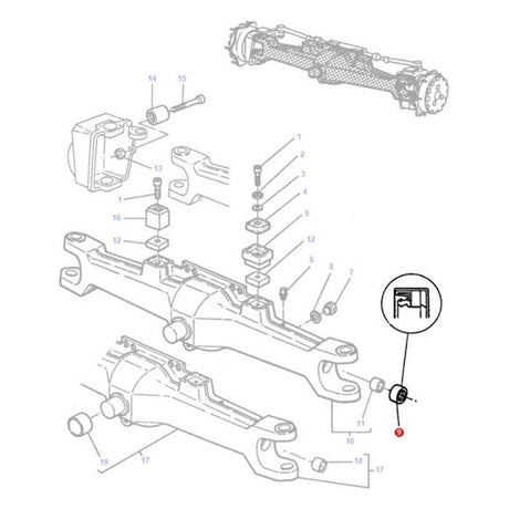 Massey Ferguson - Seal Axle Housing - 3429001X1 - Farming Parts