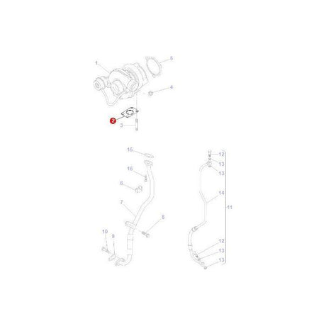 Massey Ferguson - Gasket Turbo - 4224185M1 - Farming Parts