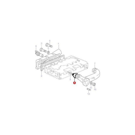 Massey Ferguson - Gasket Exhaust Manifold - 4222050M1 - Farming Parts