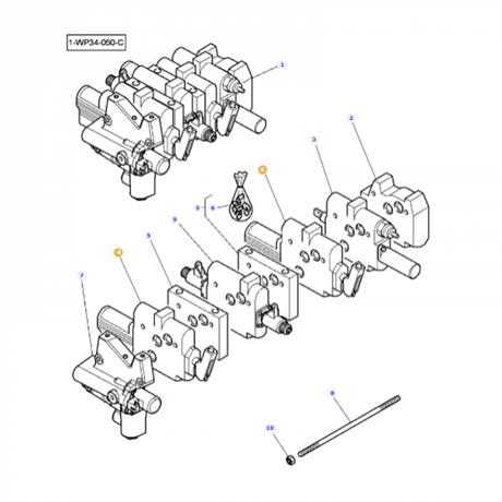 Farming Parts - Aux Valve - 3797234M6 - Farming Parts