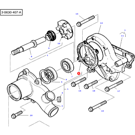 Massey Ferguson - Joint - 4222457M1 - Farming Parts