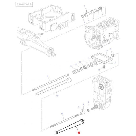 Massey Ferguson - Guard Drive Shaft - 3800330M1 - Farming Parts