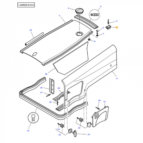 Massey Ferguson - Buffer - 3800376M1 - Farming Parts