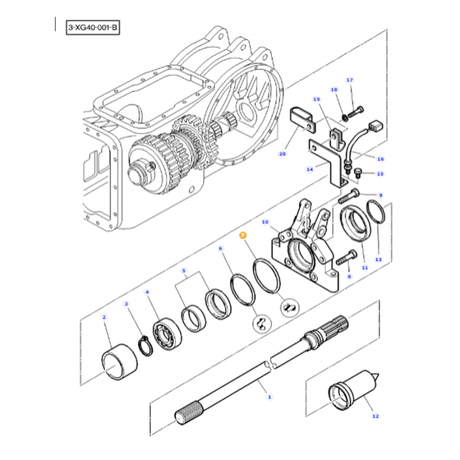 Massey Ferguson - PTO Seal - 3801428M1 - Farming Parts