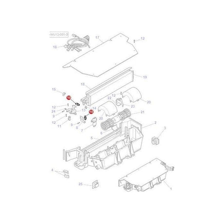 Massey Ferguson - Seal Heater Radiator - F931812140040 - Farming Parts