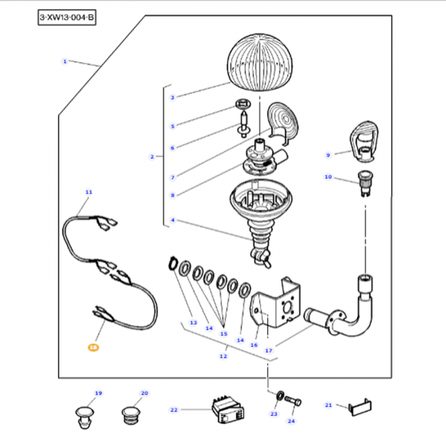 Massey Ferguson - Harness - 3812964M92 - Farming Parts