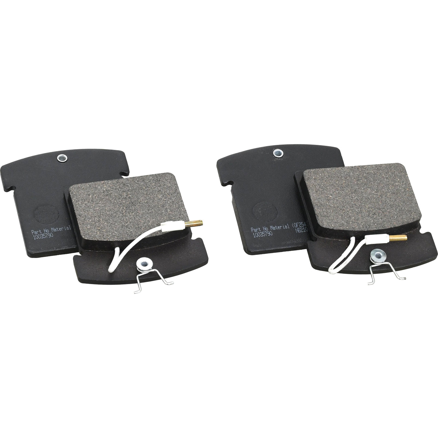 Two sets of Brake Pads (Sparex Part No. S.38286) with attached wires are displayed side by side on a white background, suitable for Renault tractor parts from Sparex.