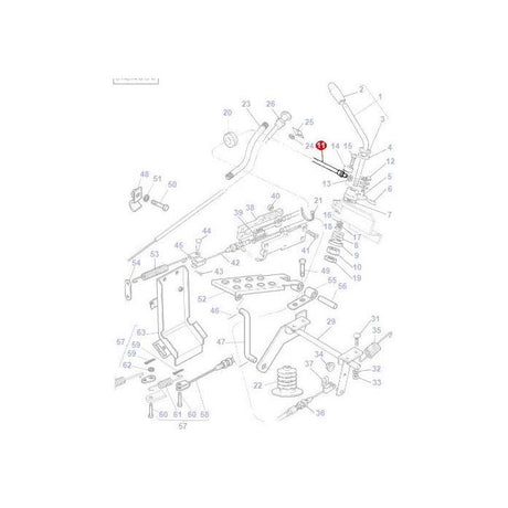 Massey Ferguson - Hand Throttle Cable - 3759023M91 - Farming Parts