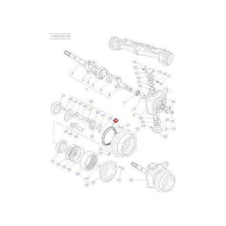 Massey Ferguson - Seal Final Drive - 3429790M2 - Farming Parts