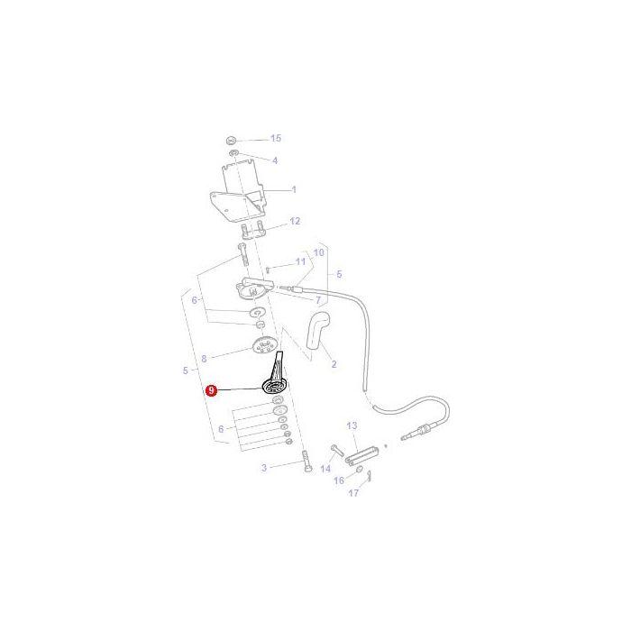 Massey Ferguson - Lever - 4285769M1 - Farming Parts