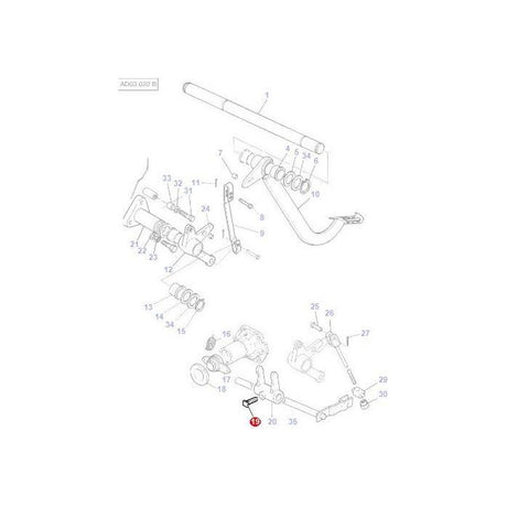 Massey Ferguson - Locking Stud - 3771408M1 - Farming Parts