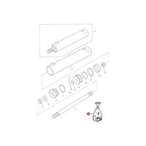 Massey Ferguson - Seal Kit Steering Cylinder - 3484807M91 - Farming Parts