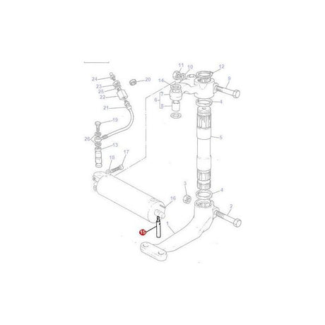 Massey Ferguson - Pin - 898366M2 - Farming Parts