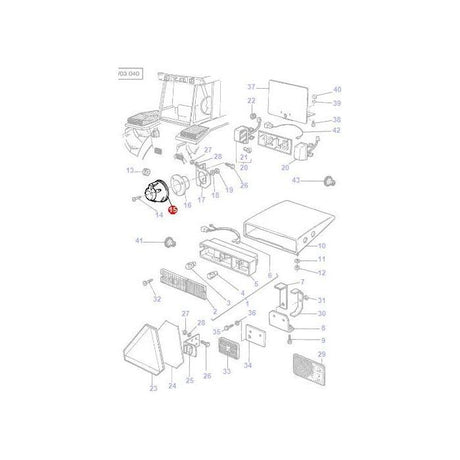 Massey Ferguson - Socket 7 Pin - 409965M1 - Farming Parts